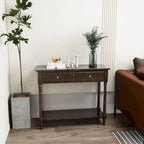 Table d'entrée avec tiroirs de rangement, console avec étagère