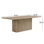Ensemble de salle à manger Yutthana Modern 7 pièces en bois et métal avec chaises rembourrées