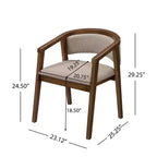 Ensemble de salle à manger Christopher Knight Home Simon 5 pièces en bois d'hévéa de style milieu de siècle avec chaises rembourrées en tissu bouclé
