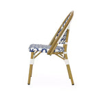 Christopher Knight Home Chaises de bistro Baron avec rotin tressé et cadre en aluminium (lot de 4)