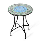 Ensemble bistrot pliant en métal Glitzhome pour extérieur, 3 pièces, table et chaises de patio