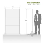 Écran de confidentialité extérieur/intérieur autoportant en tôle galvanisée noire en forme d'étoile 71,37x46,8 pouces, pour la décoration de balcon, terrasse, jardin