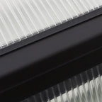 Serre de jardin aluminium VEIKOUS avec évent de toit réglable et porte verrouillable Grise