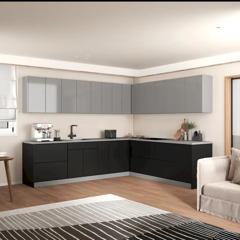 Collection Cuisine Moderne Couleur de base noir Dimensions 10x8,5 pieds Largeur - 102x120