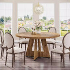 Table à manger ronde de 120 cm pour 4 personnes