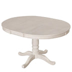 Table à manger ronde extensible 4 places de 42 à 54 po pour ferme