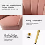 Fauteuil baril confortable avec pieds en métal doré, fauteuil d'appoint pour salon