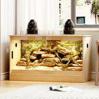Habitat pour reptiles - Terrarium spacieux pour lézards, serpents et plus - 47,2