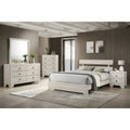 Chambre à coucher Annis 6 pièces plateforme blanche