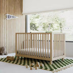 Lit de bébé convertible 3-en-1 de luxe Storkcraft Sicily avec barrière de sécurité pour tout-petit