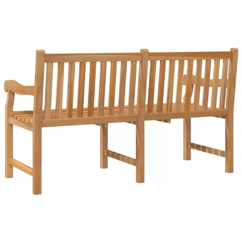 vidaXL Banc de jardin en teck massif Mobilier de terrasse d'extérieur