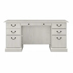 Bureau de direction Bush Furniture Saratoga avec tiroirs et rangements