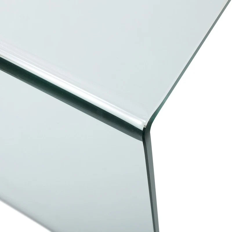 Bureau Ramona en verre trempé par Christopher Knight Home