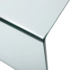 Bureau Ramona en verre trempé par Christopher Knight Home