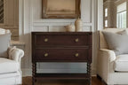 Console 2 tiroirs style ferme