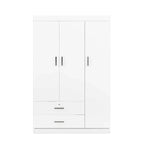 Armoire 3 portes avec 2 tiroirs