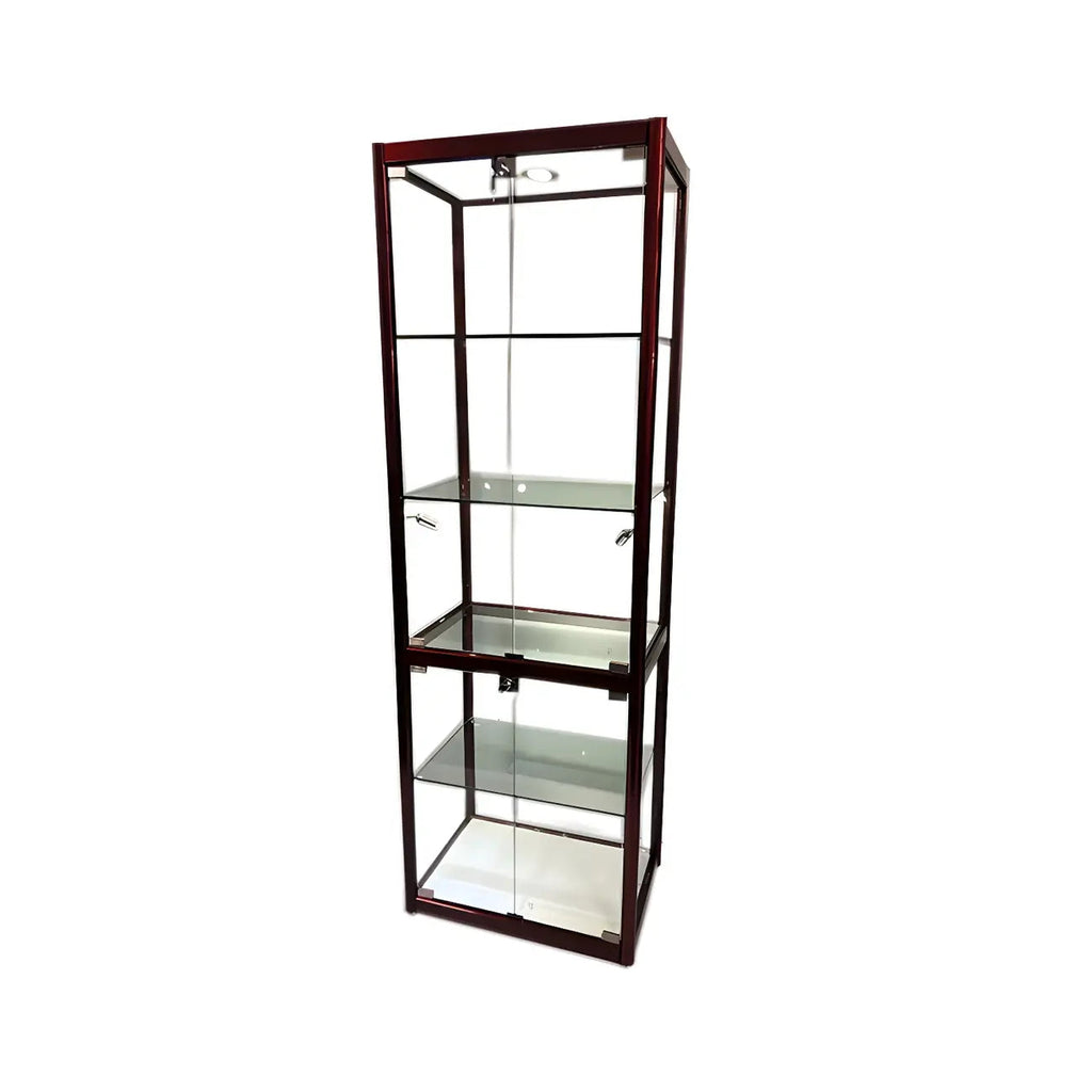 Vitrine rectangulaire contemporaine en verre noir