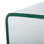 Bureau Ramona en verre trempé par Christopher Knight Home