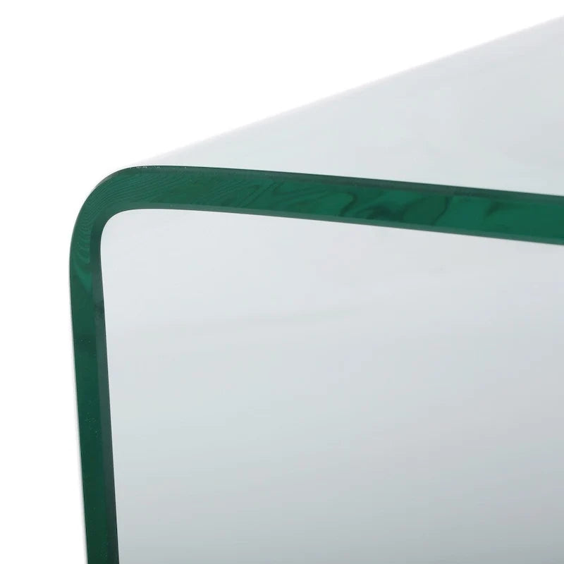 Bureau Ramona en verre trempé par Christopher Knight Home