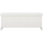 Banc de rangement SAFAVIEH Fiorello avec coussin et 3 tiroirs - 47,3 L x 15 P x 19 H - 47 L x 15 P x 19 H