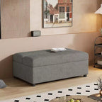 Lit Ottoman Convertible une place avec Matelas - Lit d'appoint peu encombrant pour Salon et Appartement