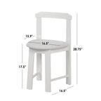 Ensemble de salle à manger rond compact 5 pièces Harrisburg Tobey