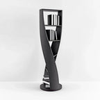 Bibliothèque verticale contemporaine en bois à 5 niveaux Hourglass