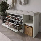 Banc à Chaussures Rangement ChaletPosh