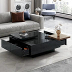 Table basse carrée moderne en bois