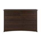 Commode Double Traditionnelle Brun Foncé à 8 Tiroirs