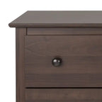 Commode Double Traditionnelle Brun Foncé à 8 Tiroirs