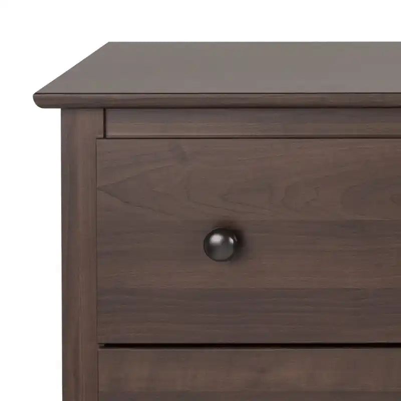 Commode Double Traditionnelle Brun Foncé à 8 Tiroirs
