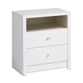 Calla Tall 2-Drawer Nightstand