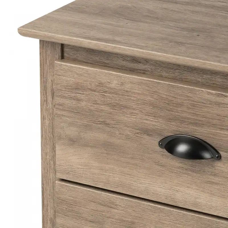 Commode haute grise à 6 tiroirs – Simple