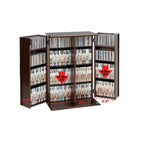 Meuble de rangement multimédia verrouillable avec portes style Shaker