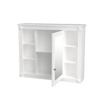 Meuble-lavabo moderne de 36 po avec vasque et armoire à miroir, 2 portes et 2 tiroirs
