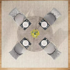 Table à manger ronde de 120 cm pour 4 personnes