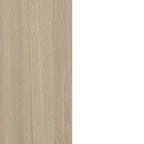 Table de chevet blanche à 1 tiroir avec étagère ouverte – Simple