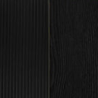Enfilade noire Mid-Century avec 3 tiroirs et 2 portes – Simple