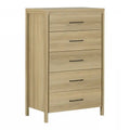 Gravity 5-Drawer Chest - Natural Ash