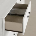 Commode double à 6 tiroirs White Pine Farmhouse – Double