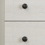 Commode haute contemporaine blanche à 5 tiroirs – Simple
