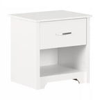 Fusion 1-Drawer Nightstand - Pure White