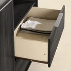 Commode double à 6 tiroirs multicolore/grise pour enfants – Simple