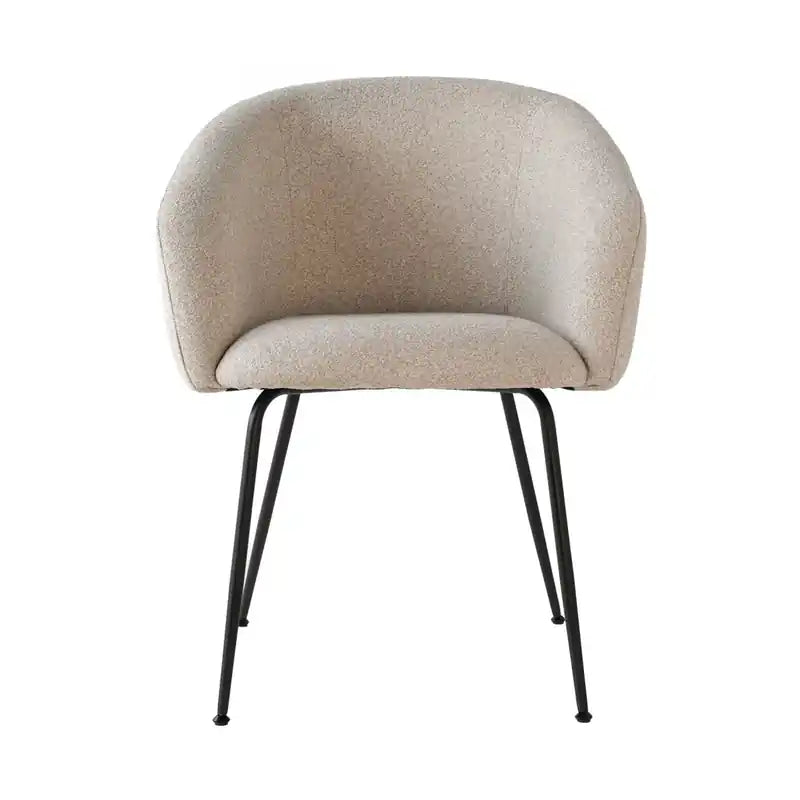 Chaise de salle à manger d'appoint moderne beige – Double