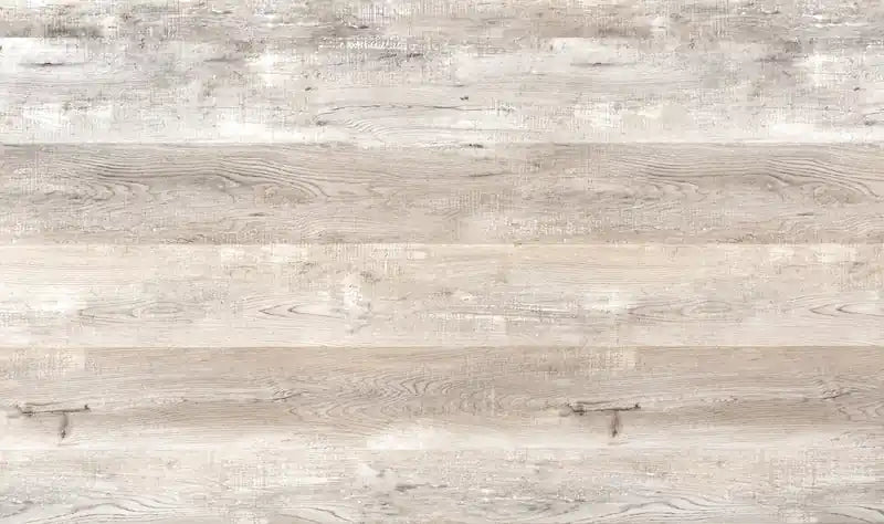 Table de salle à manger aspect bois récupéré taupe