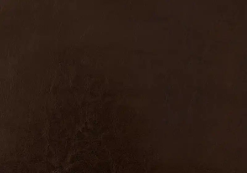 Lit Queen Size Aspect Cuir Marron Avec Pieds En Bois