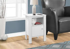 Table de chevet blanche