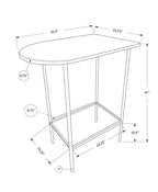 Bar de maison compact avec plateau blanc et éléments métalliques