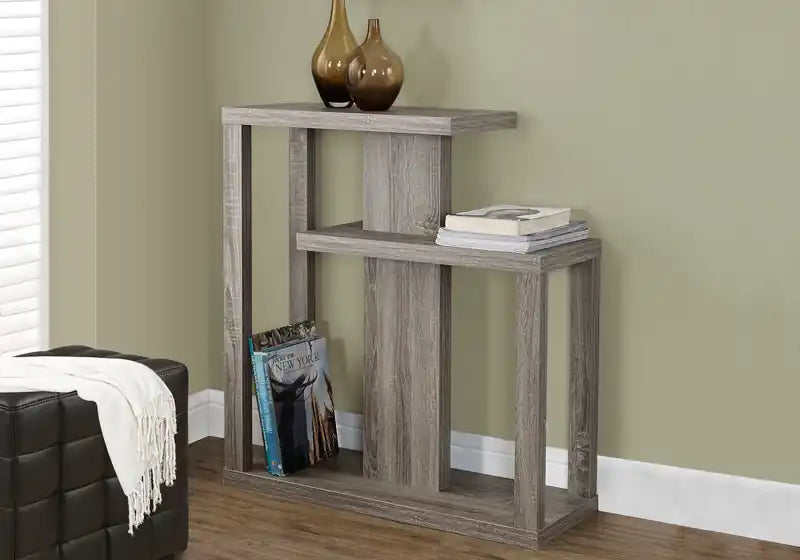 Console d'appoint de couloir taupe foncé